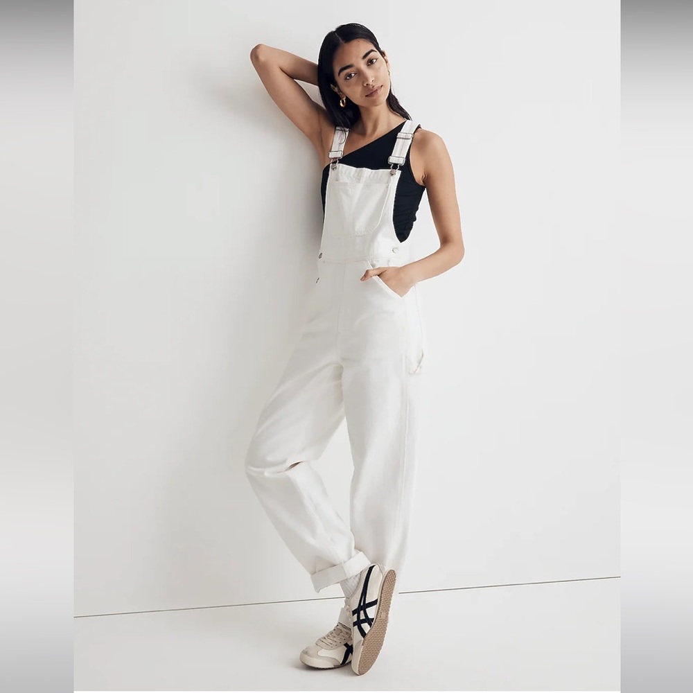 NWT Madewell Petite Denim Oversized Carpenter Overalls, various sizes, NJ526